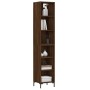 Tall brown oak plywood sideboard 34.5x32.5x180cm by vidaXL, Sideboards - Ref: Foro24-3189836, Price: 80,99 €, Discount: %