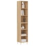 Oak-colored plywood sideboard 34.5x32.5x180 cm by vidaXL, Sideboards - Ref: Foro24-3189816, Price: 80,26 €, Discount: %