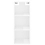 Tall highboard in glossy white veneer 34.5x32.5x180 cm by vidaXL, Sideboards - Ref: Foro24-3189847, Price: 90,36 €, Discount: %