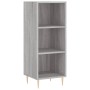 Aparador alto madera contrachapada gris Sonoma 34,5x32,5x180 cm de vidaXL, Aparadores - Ref: Foro24-3189819, Precio: 77,50 €,...