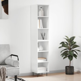 Tall white plywood sideboard 34.5x32.5x180 cm by vidaXL, Sideboards - Ref: Foro24-3189821, Price: 75,48 €, Discount: %