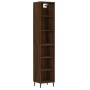 Tall brown oak plywood sideboard 34.5x32.5x180cm by vidaXL, Sideboards - Ref: Foro24-3189852, Price: 83,82 €, Discount: %