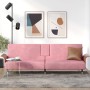 Pink velvet sofa bed with cup holder by vidaXL, Sofas - Ref: Foro24-351853, Price: 303,71 €, Discount: %