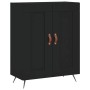 Aparador alto madera contrachapada negro 69,5x34x180 cm de vidaXL, Aparadores - Ref: Foro24-3189926, Precio: 149,16 €, Descue...