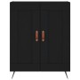 Aparador alto madera contrachapada negro 69,5x34x180 cm de vidaXL, Aparadores - Ref: Foro24-3189926, Precio: 149,16 €, Descue...