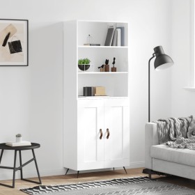 High glossy white plywood sideboard 69.5x34x180 cm by vidaXL, Sideboards - Ref: Foro24-3189927, Price: 129,99 €, Discount: %