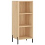 Aparador de madera contrachapada color roble 34,5x32,5x180 cm de vidaXL, Aparadores - Ref: Foro24-3189840, Precio: 84,99 €, D...