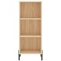 Aparador de madera contrachapada color roble 34,5x32,5x180 cm de vidaXL, Aparadores - Ref: Foro24-3189840, Precio: 84,99 €, D...