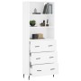 Tall white plywood sideboard 69.5x34x180 cm by vidaXL, Sideboards - Ref: Foro24-3189397, Price: 154,58 €, Discount: %