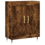 Tall smoked oak plywood sideboard 69.5x34x180 cm by vidaXL, Sideboards - Ref: Foro24-3189938, Price: 123,55 €, Discount: %