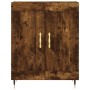 Aparador alto madera contrachapada roble ahumado 69,5x34x180 cm de vidaXL, Aparadores - Ref: Foro24-3189938, Precio: 123,99 €...