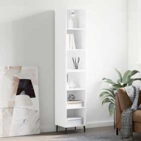 Tall white plywood sideboard 34.5x32.5x180 cm by vidaXL, Sideboards - Ref: Foro24-3189845, Price: 81,60 €, Discount: %