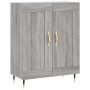 High sideboard sonoma gray plywood 69.5x34x180 cm by vidaXL, Sideboards - Ref: Foro24-3189939, Price: 128,55 €, Discount: %