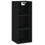 Tall black plywood sideboard 34.5x32.5x180 cm by vidaXL, Sideboards - Ref: Foro24-3189814, Price: 82,33 €, Discount: %