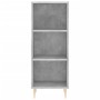 Aparador de madera contrachapada gris hormigón 34,5x32,5x180 cm de vidaXL, Aparadores - Ref: Foro24-3189817, Precio: 85,63 €,...