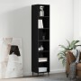 Aparador alto madera contrachapada negro 34,5x32,5x180 cm de vidaXL, Aparadores - Ref: Foro24-3189846, Precio: 87,52 €, Descu...