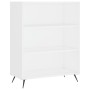 White engineered wood tall sideboard 69.5x32.5x180 cm by vidaXL, Sideboards - Ref: Foro24-3189541, Price: 115,99 €, Discount: %