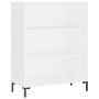 White engineered wood tall sideboard 69.5x32.5x180 cm by vidaXL, Sideboards - Ref: Foro24-3189573, Price: 119,99 €, Discount: %