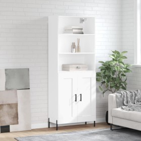 Tall white plywood sideboard 69.5x34x180 cm by vidaXL, Sideboards - Ref: Foro24-3189965, Price: 143,99 €, Discount: %