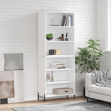 White engineered wood tall sideboard 69.5x32.5x180 cm by vidaXL, Sideboards - Ref: Foro24-3189581, Price: 120,31 €, Discount: %