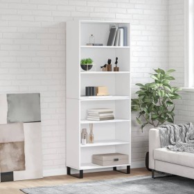 White engineered wood tall sideboard 69.5x32.5x180 cm by vidaXL, Sideboards - Ref: Foro24-3189597, Price: 121,36 €, Discount: %