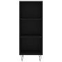 Aparador alto madera contrachapada negro 34,5x32,5x180 cm de vidaXL, Aparadores - Ref: Foro24-3189822, Precio: 81,83 €, Descu...