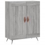 High sideboard sonoma gray plywood 69.5x34x180 cm by vidaXL, Sideboards - Ref: Foro24-3189931, Price: 128,42 €, Discount: %