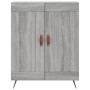 High sideboard sonoma gray plywood 69.5x34x180 cm by vidaXL, Sideboards - Ref: Foro24-3189931, Price: 128,42 €, Discount: %