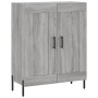 Aparador alto madera contrachapada gris sonoma 69,5x34x180 cm de vidaXL, Aparadores - Ref: Foro24-3189971, Precio: 136,28 €, ...