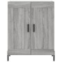 Aparador alto madera contrachapada gris sonoma 69,5x34x180 cm de vidaXL, Aparadores - Ref: Foro24-3189971, Precio: 136,28 €, ...