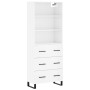 High glossy white plywood sideboard 69.5x34x180 cm by vidaXL, Sideboards - Ref: Foro24-3189407, Price: 162,99 €, Discount: %