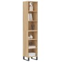 Aparador de madera contrachapada color roble 34,5x32,5x180 cm de vidaXL, Aparadores - Ref: Foro24-3189856, Precio: 84,34 €, D...