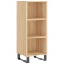 Aparador de madera contrachapada color roble 34,5x32,5x180 cm de vidaXL, Aparadores - Ref: Foro24-3189856, Precio: 84,34 €, D...