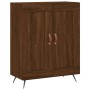 Aparador alto madera contrachapada marrón roble 69,5x34x180 cm de vidaXL, Aparadores - Ref: Foro24-3189932, Precio: 132,68 €,...