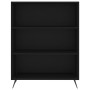 Aparador alto madera de ingeniería negro 69,5x32,5x180 cm de vidaXL, Aparadores - Ref: Foro24-3189542, Precio: 124,30 €, Desc...