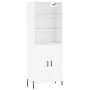 High glossy white plywood sideboard 69.5x34x180 cm by vidaXL, Sideboards - Ref: Foro24-3189967, Price: 136,56 €, Discount: %