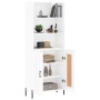 High glossy white plywood sideboard 69.5x34x180 cm by vidaXL, Sideboards - Ref: Foro24-3189967, Price: 136,56 €, Discount: %