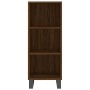 Aparador alto madera contrachapada roble marrón 34,5x32,5x180cm de vidaXL, Aparadores - Ref: Foro24-3189860, Precio: 82,95 €,...