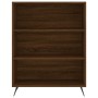 Aparador alto madera de ingeniería marrón roble 69,5x32,5x180cm de vidaXL, Aparadores - Ref: Foro24-3189548, Precio: 113,86 €...