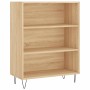 Aparador alto madera de ingeniería roble Sonoma 69,5x32,5x180cm de vidaXL, Aparadores - Ref: Foro24-3189568, Precio: 122,17 €...