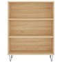 Aparador alto madera de ingeniería roble Sonoma 69,5x32,5x180cm de vidaXL, Aparadores - Ref: Foro24-3189568, Precio: 122,17 €...