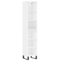 Aparador alto contrachapada blanco brillante 34,5x32,5x180 cm de vidaXL, Aparadores - Ref: Foro24-3189855, Precio: 88,99 €, D...