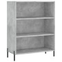 Aparador alto madera ingeniería gris hormigón 69,5x32,5x180 cm de vidaXL, Aparadores - Ref: Foro24-3189585, Precio: 112,99 €,...