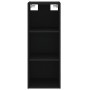 Tall black plywood sideboard 34.5x32.5x180 cm by vidaXL, Sideboards - Ref: Foro24-3189854, Price: 87,86 €, Discount: %