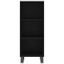 Tall black plywood sideboard 34.5x32.5x180 cm by vidaXL, Sideboards - Ref: Foro24-3189854, Price: 87,86 €, Discount: %