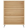 Aparador alto madera de ingeniería roble Sonoma 69,5x32,5x180cm de vidaXL, Aparadores - Ref: Foro24-3189544, Precio: 116,23 €...