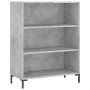 Aparador alto madera ingeniería gris hormigón 69,5x32,5x180 cm de vidaXL, Aparadores - Ref: Foro24-3189577, Precio: 111,51 €,...