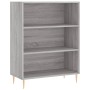 Aparador alto madera de ingeniería gris Sonoma 69,5x32,5x180 cm de vidaXL, Aparadores - Ref: Foro24-3189563, Precio: 112,99 €...