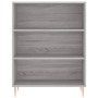 Aparador alto madera de ingeniería gris Sonoma 69,5x32,5x180 cm de vidaXL, Aparadores - Ref: Foro24-3189563, Precio: 112,99 €...