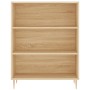 Aparador alto madera de ingeniería roble Sonoma 69,5x32,5x180cm de vidaXL, Aparadores - Ref: Foro24-3189560, Precio: 107,63 €...